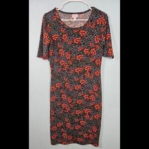 LuLaRoe Julia Women's Floral Print Dress - Size S